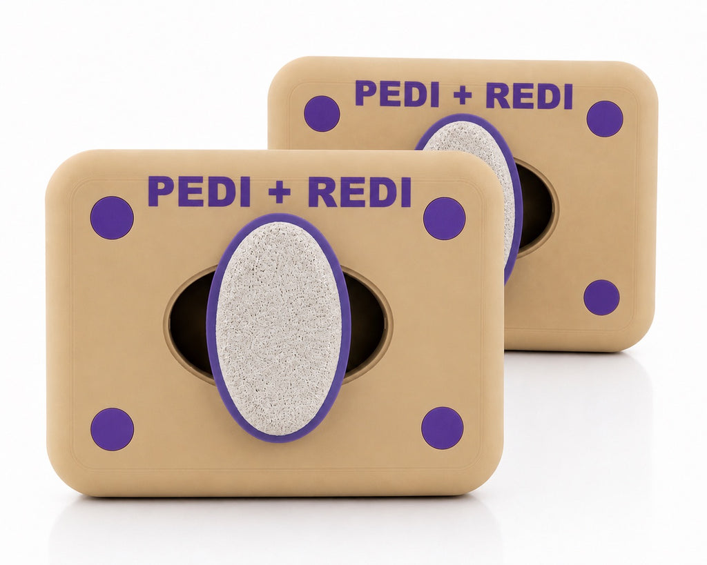 Pedi-Redi Shower Foot Exfoliator (2-Pack)